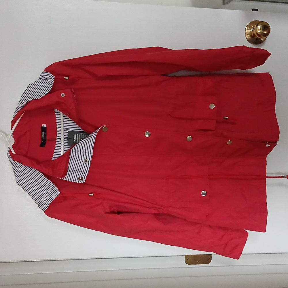 Fisoul Women's Red Jacket, Size S